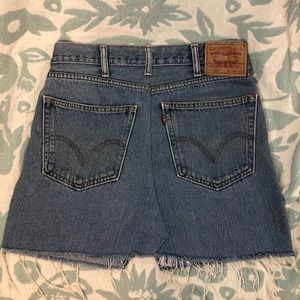 Vintage Levi’s Denim Mini Skirt